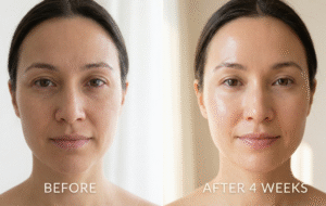 Hyaluronic Acid Serum Before & After: 4-Week Skin Hydration Results