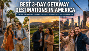 Best 3-Day Getaway Destinations in America