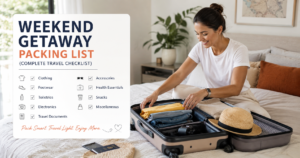 Weekend Getaway Packing List (Complete Travel Checklist)