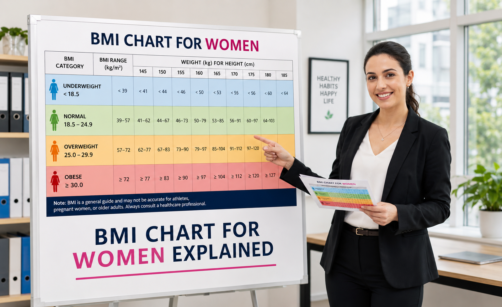 Women's BMI Chart Guide